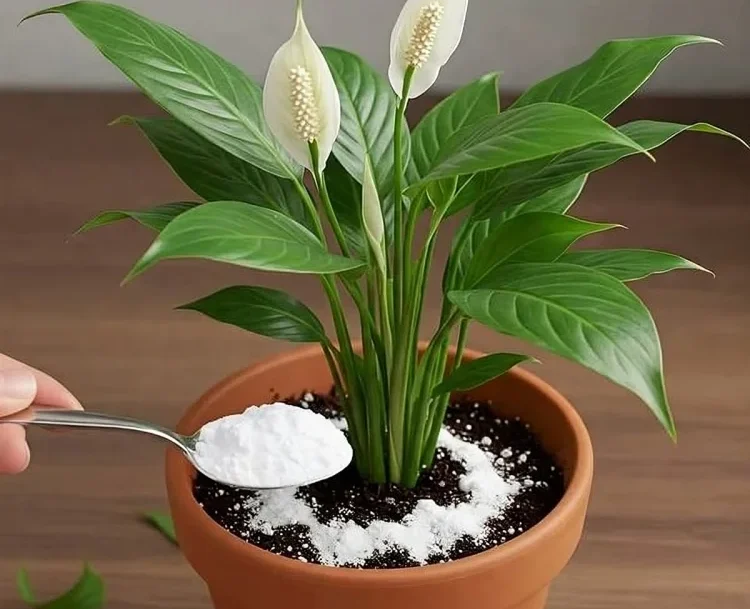 Salt to Peace lily