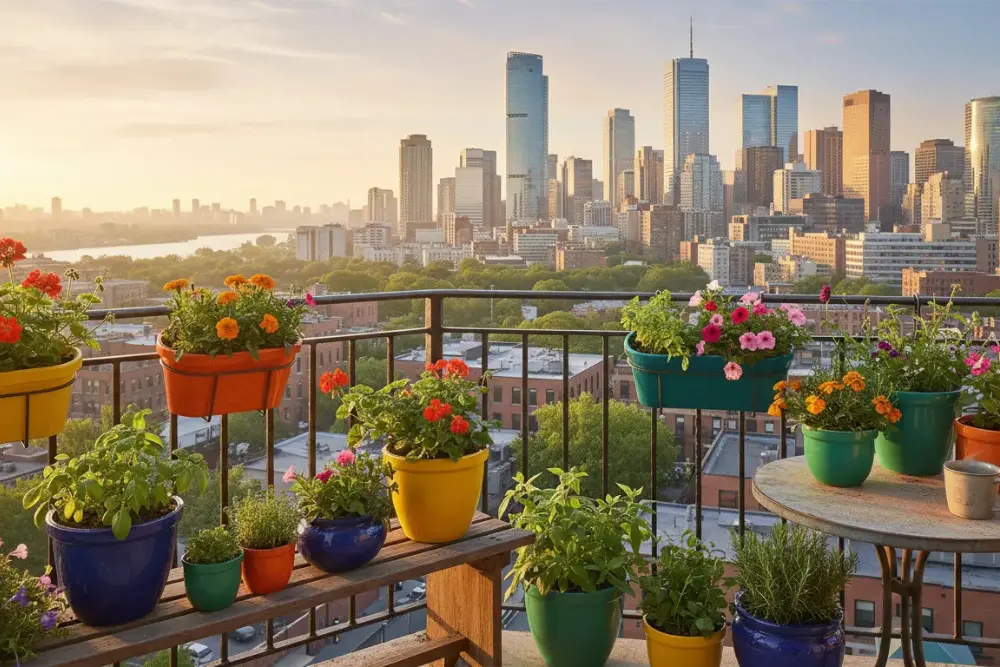 balcony garden ideas small space