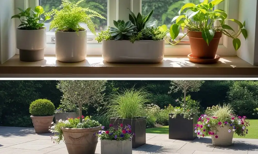 Indoor vs Outdoor Use: Right Waterproof Plant Pots