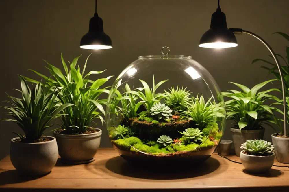 terrarium with lights importance