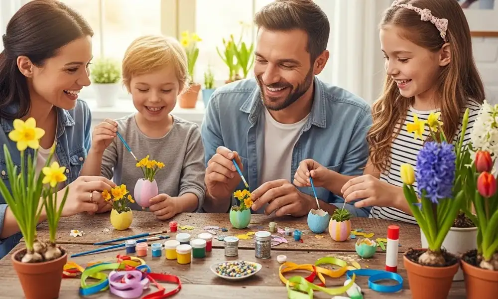 Benefits of Easter planter craft