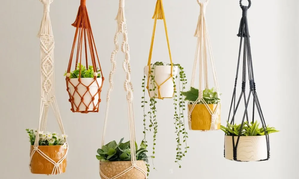 Types of Macrame Hanging Planters
