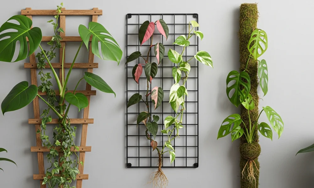 Best Materials for Indoor Plant Trellis Ideas