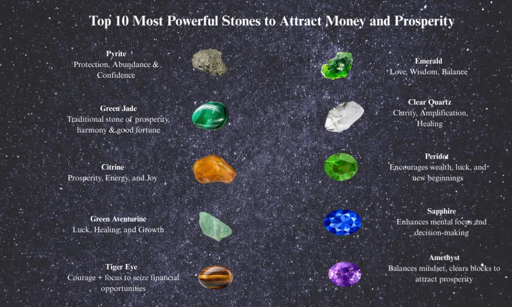 Peeacelily | Best Crystals for Wealth: 12 Stones to Attract Prosperity 12 Best Crystals for Wealth, Money and Abundance