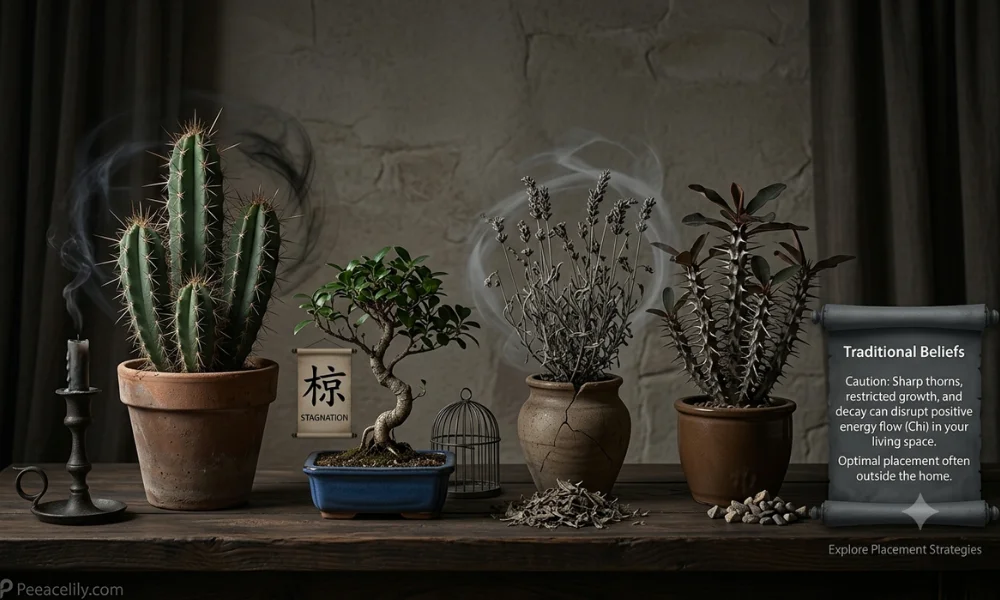 Peeacelily | Negative Energy Plants: Feng Shui, Vastu and Science Secrets Negative Energy Plants That Are Traditionally Considered Unfavorable