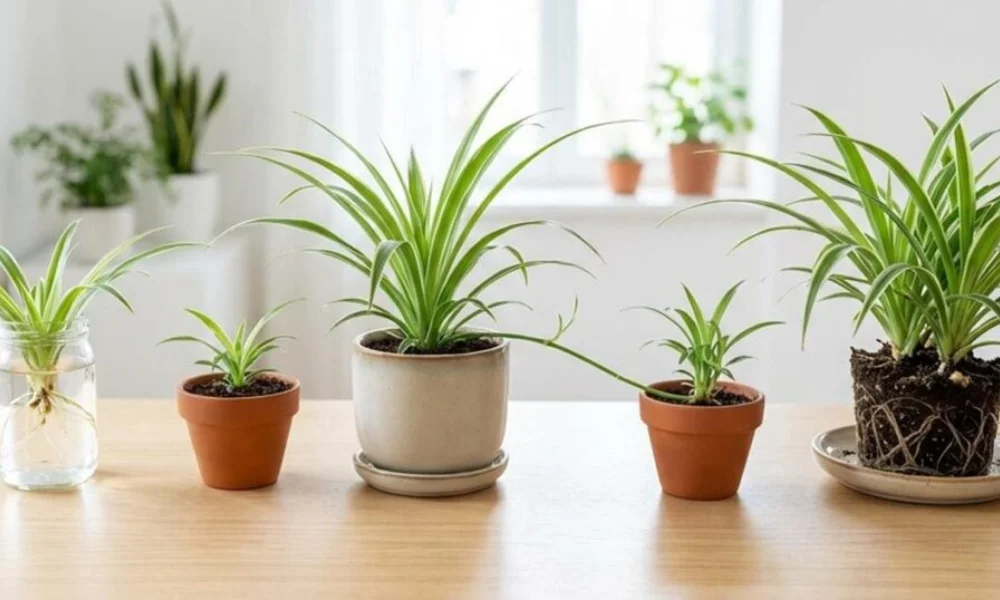 Peeacelily | Spider Plant Benefits and Selenite Energy for Cleansing Guide Spider Plant and Selenite Energy for Cleansing Benefits at Home