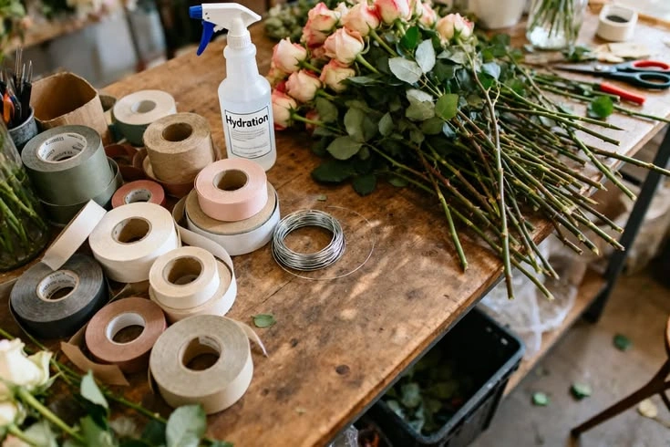 Fresh vs. Artificial White Flowers