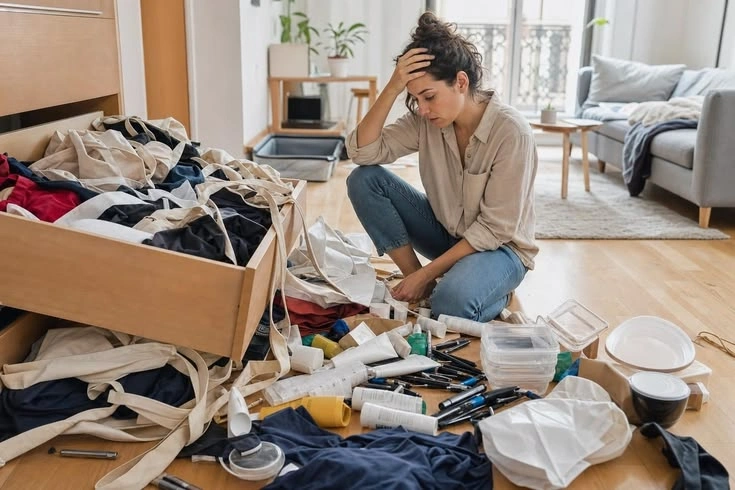 Peeacelily | The Emotional Cost of a Chaotic Home Clutter Can Increase Decision Fatigue