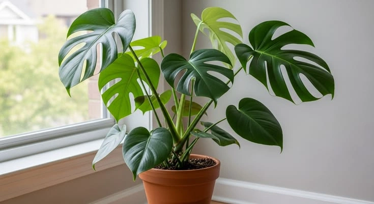 Peeacelily | 12 Tall House Plants That Add Height and Style to Any Room Monstera Deliciosa
