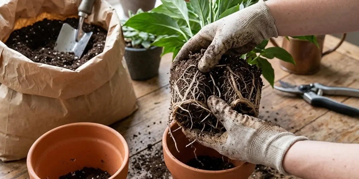 Peeacelily | Peace Lily Care: Light, Water, Humidity and Blooms Explained Simply Dividing a mature peace lily into two plants for propagation.