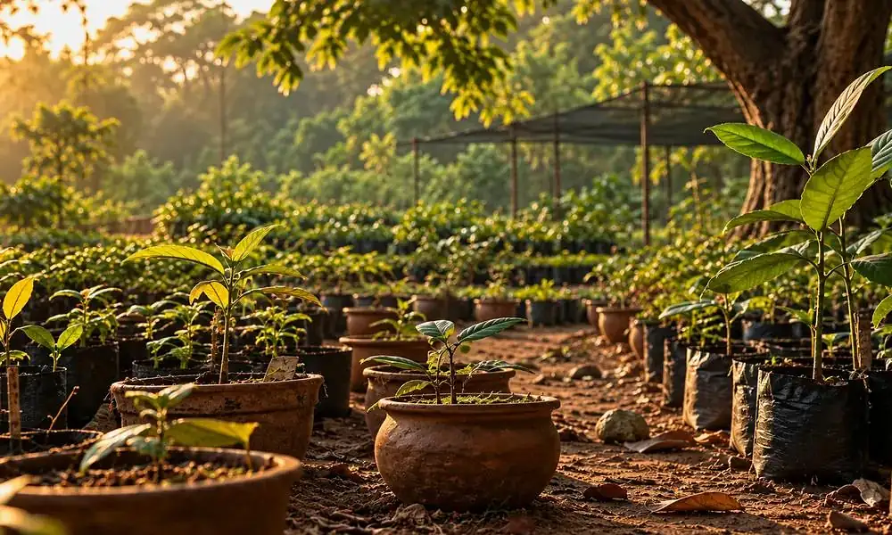 Peeacelily | Plant: A Complete Guide to Types, Growth, Care, and Benefits A variety of potted plants and succulents arranged inside a greenhouse.