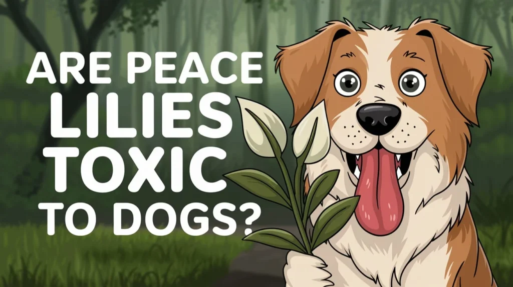 Are Peace Lilies Toxic to Dogs? 🌿🐶 What Every Dog Owner Needs to Know