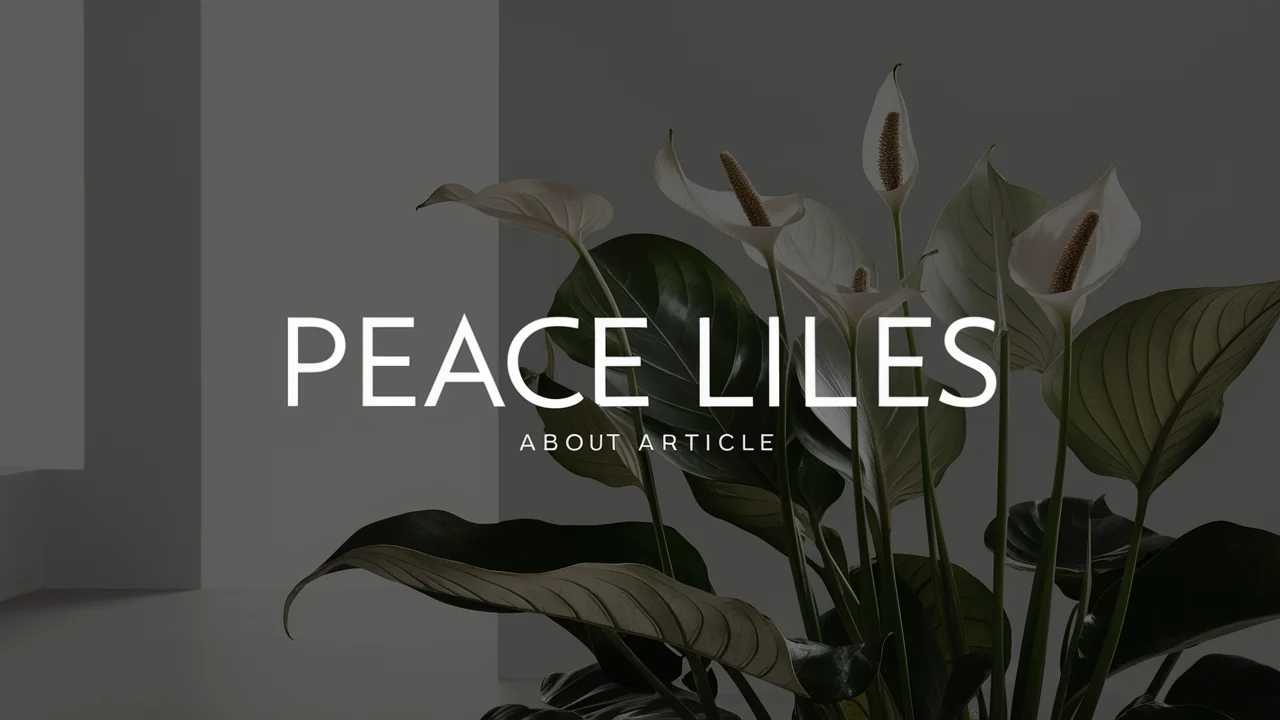 types of peace lily