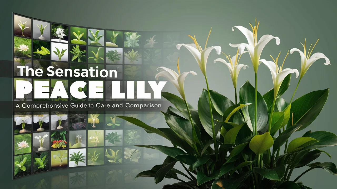 sensation peace lily:a comprehensive guide to care andcomparison