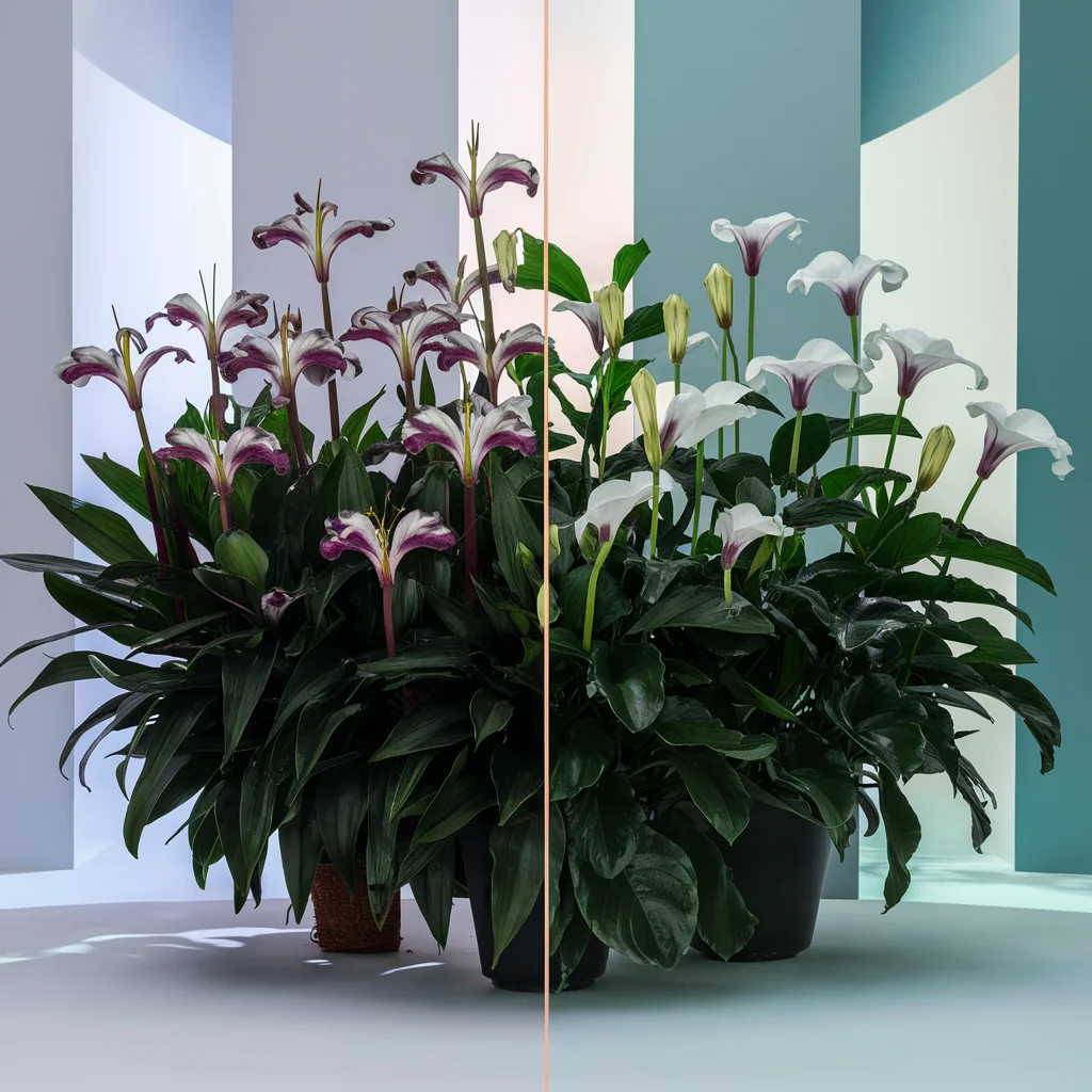 Differences between Wallisii Peace lily and Other Peace Lilies