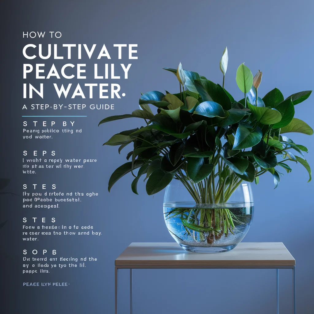 How To Cultivate A Peace Lily In Water 