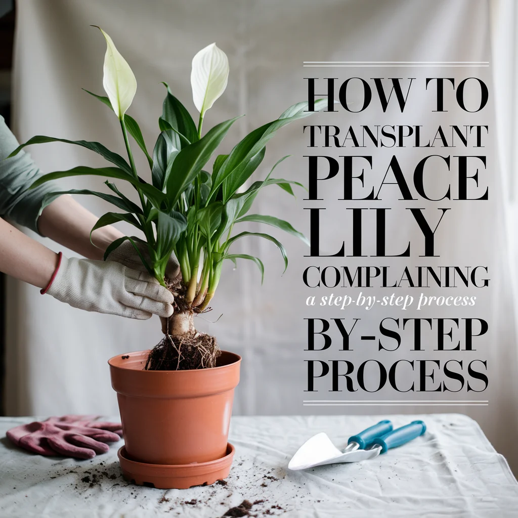 How to Transplant Peace Lily Complaining No More: A Step-by-Step Process