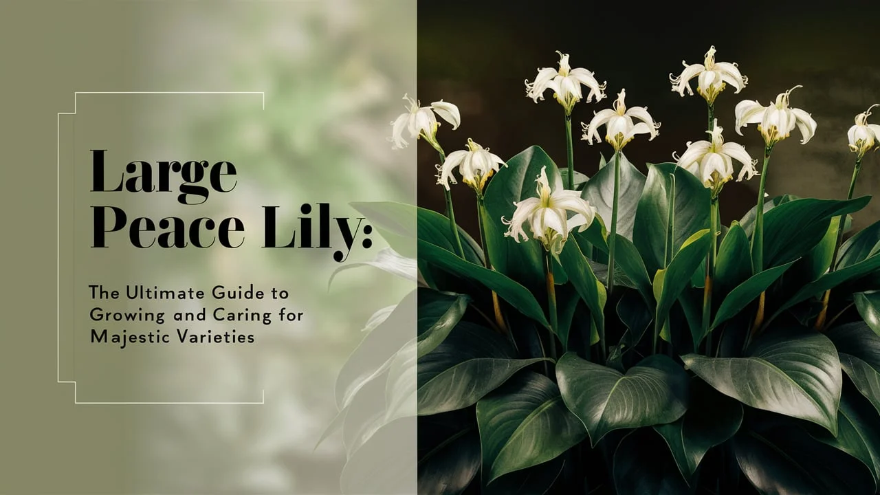 large peace lily