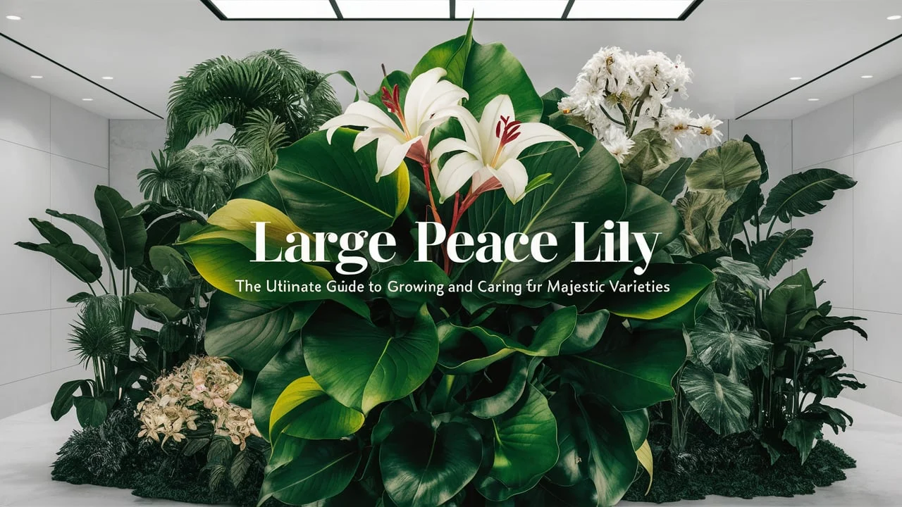 large peace lily