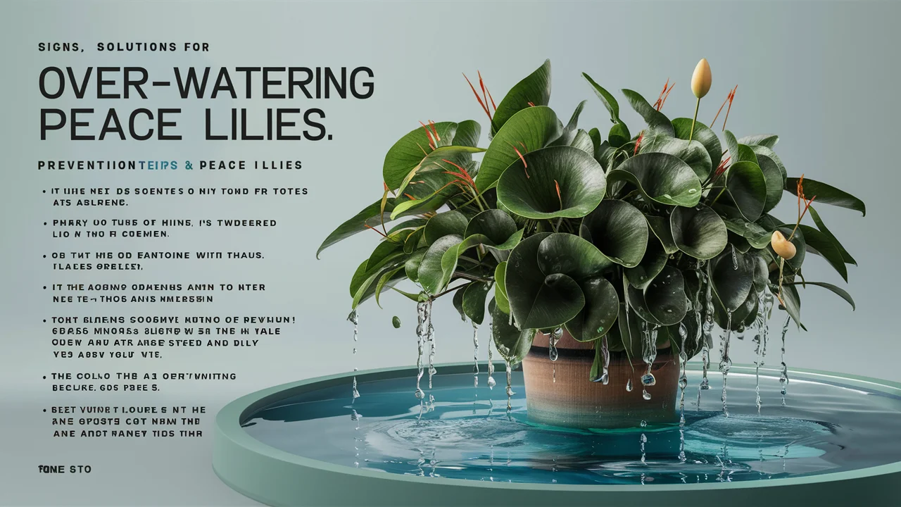 Over-Watered Peace Lily: Signs, Solutions, and Prevention