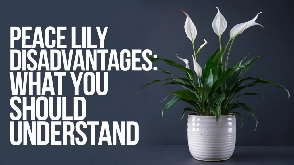 Peace Lily Disadvantages: What You Should Understand