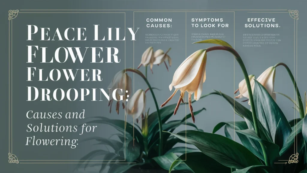 Peace Lily Flower Drooping: Causes and Solutions for Flowering