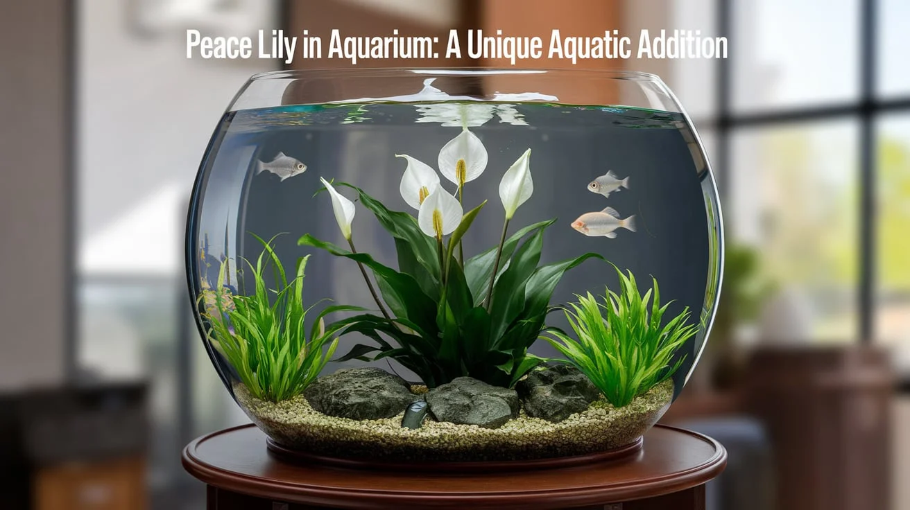 peace lily aquarium