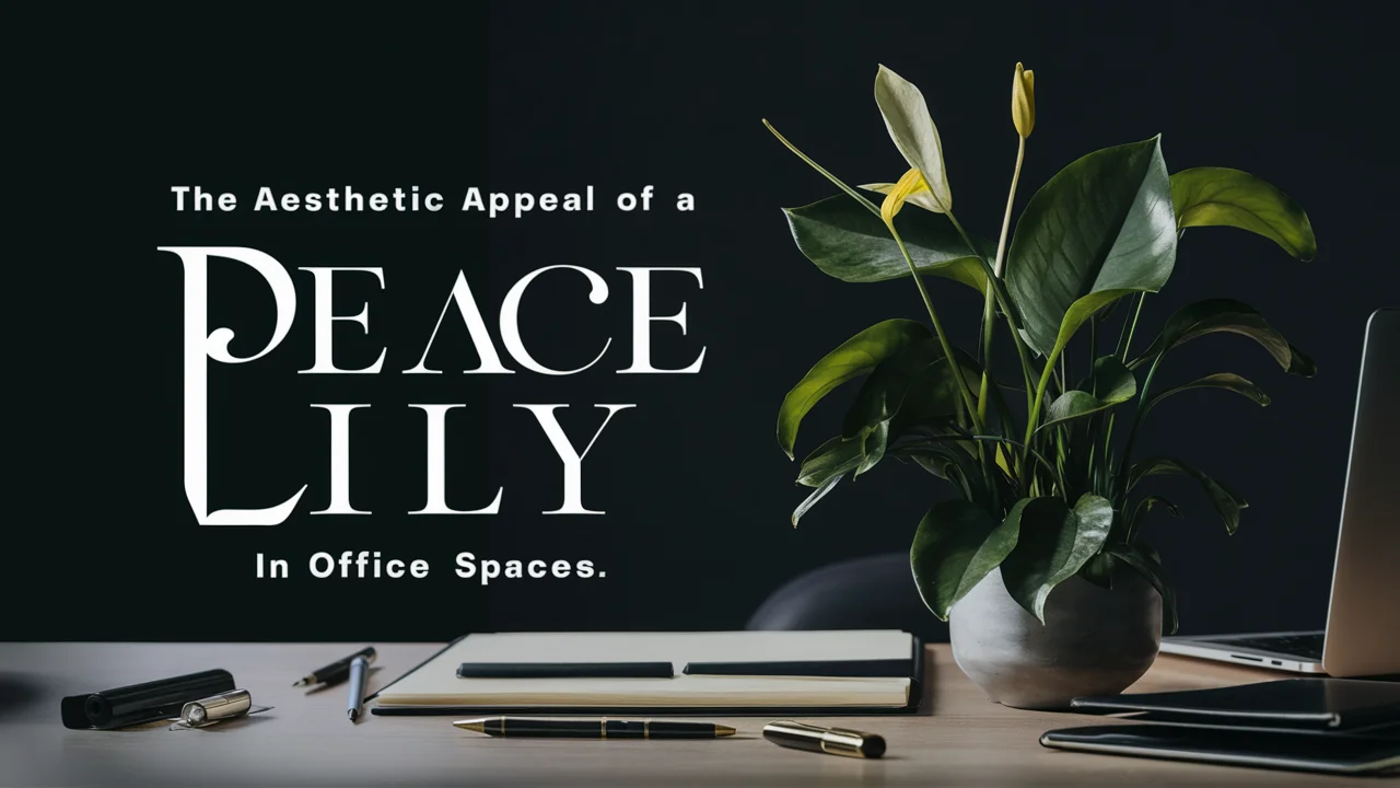 peace lily in office