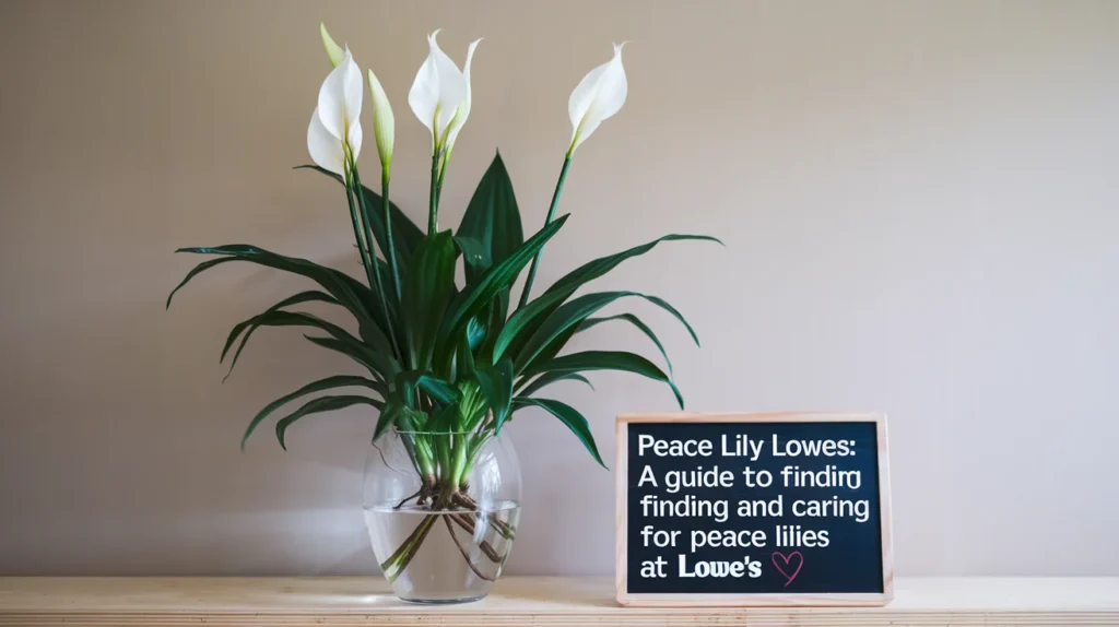 Peace Lily Lowes: How to Purchase and Take Care of a Peace Lily from Lowe’s