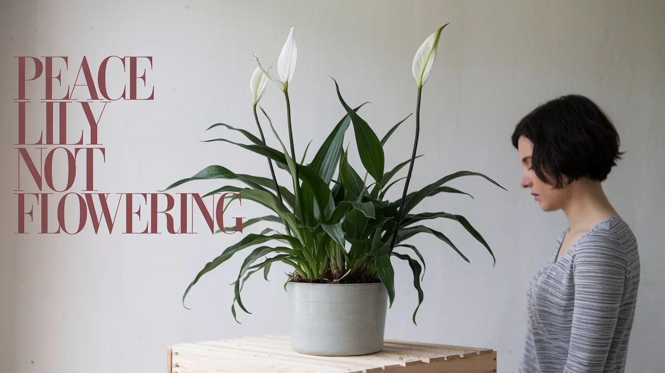 peace lily not flowering