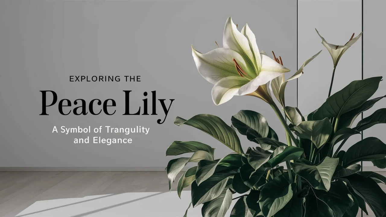 What does a peace lily look like?