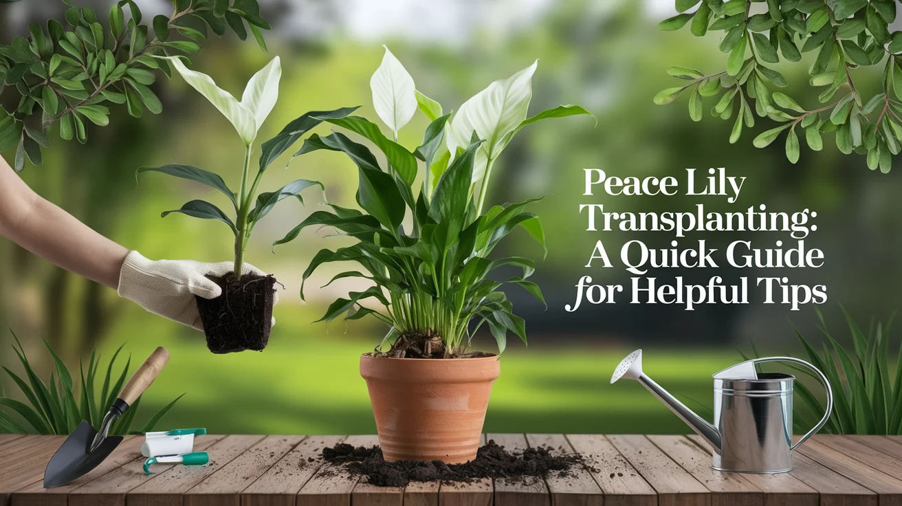 peace lily transplanting a quick guide for helpful tips