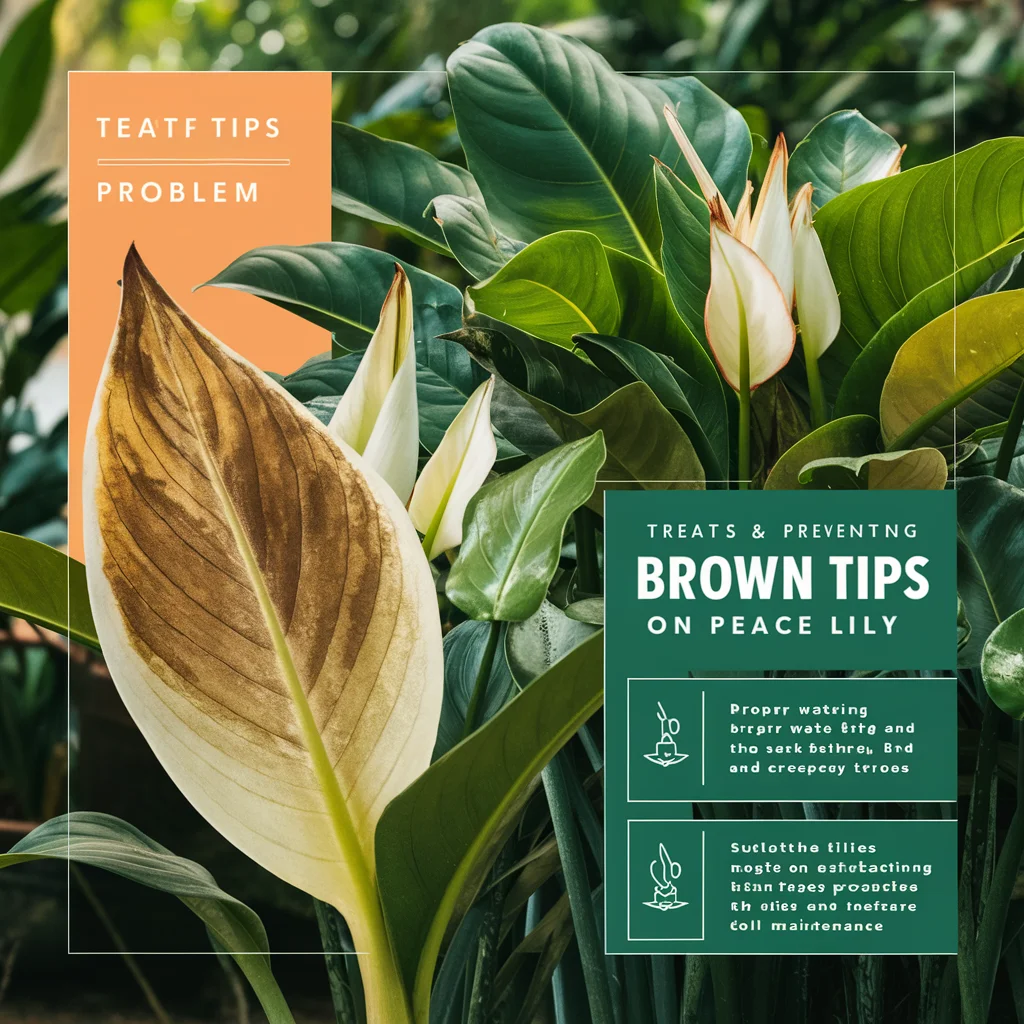 :Solutions to Treat and Prevent Peace Lily Brown Tips