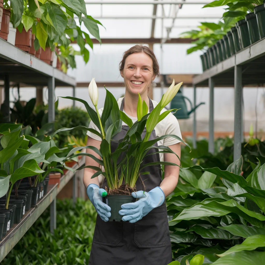 some signs that indicate you should consider repotting your peace lily