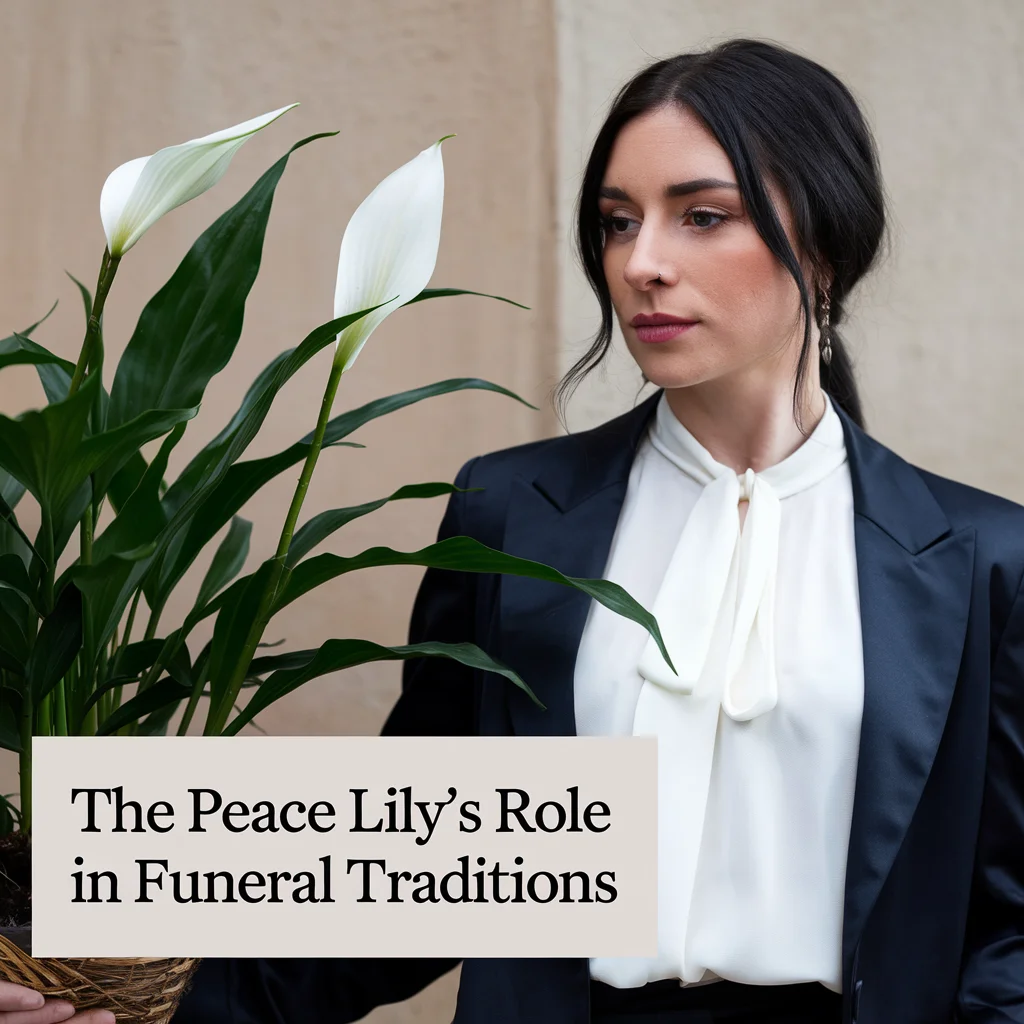 the peace lily role in funeral traditions 