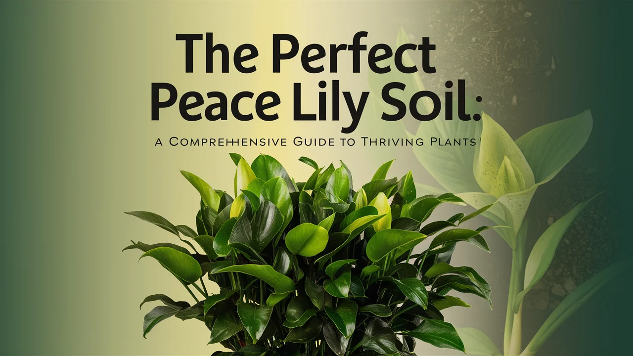 peace lily soil