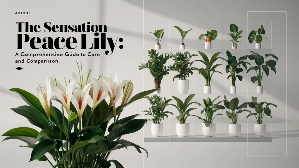 The Sensation Peace Lily: A Comprehensive Guide to Care and Comparison