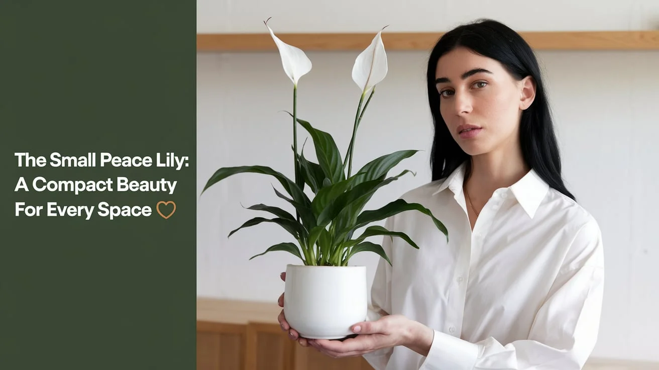 small peace lily