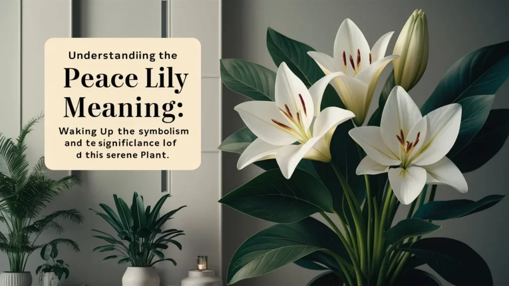 Understanding the Peace Lily Meaning: Waking up to the Symbolism and Significance of this Serene Plant