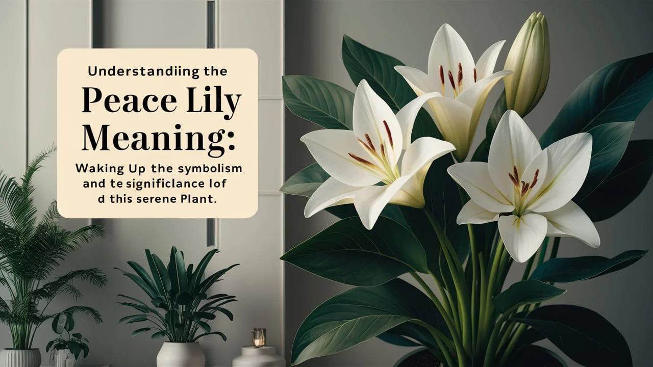 understanding the peace lily meaning