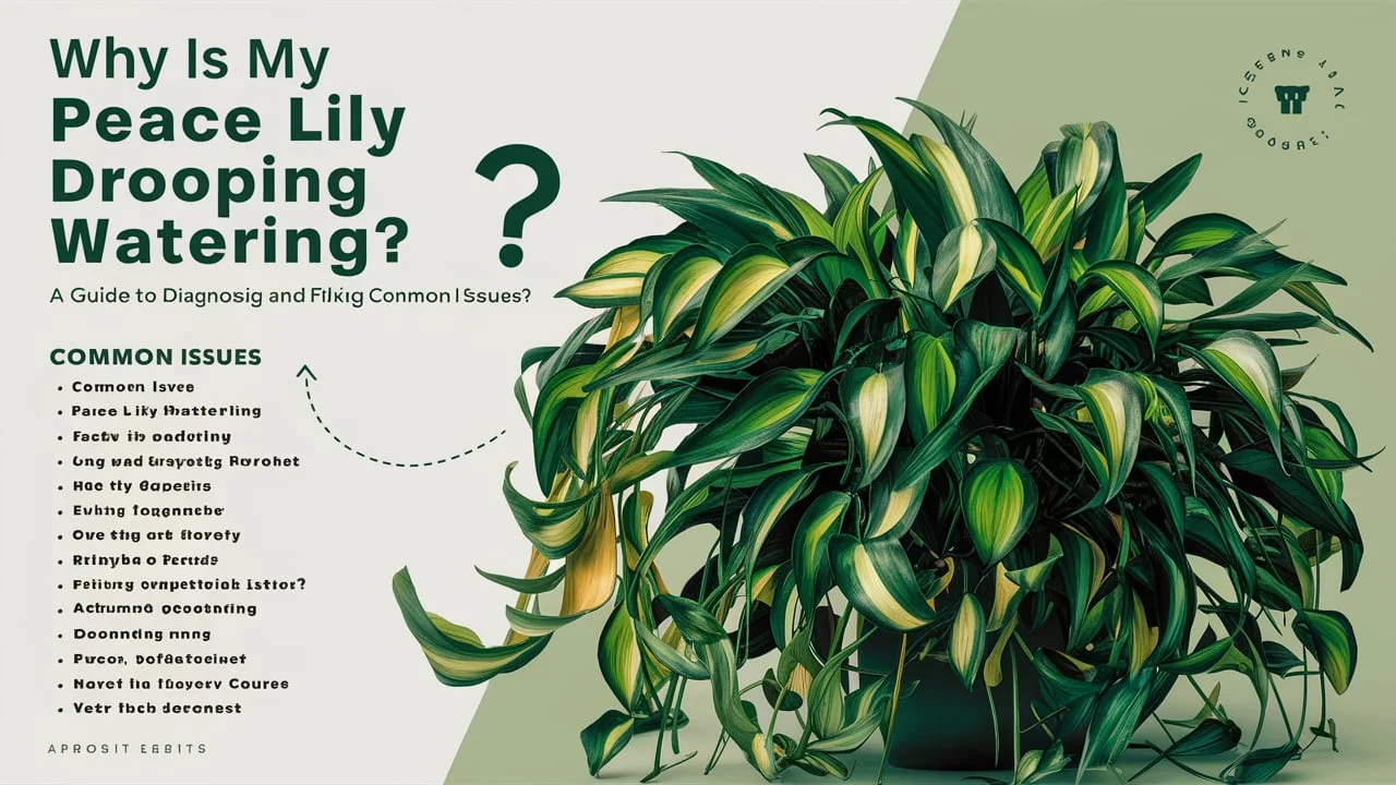 Why Is My Peace Lily Drooping Even After Watering? A Guide to Diagnosing and Fixing Common Issues