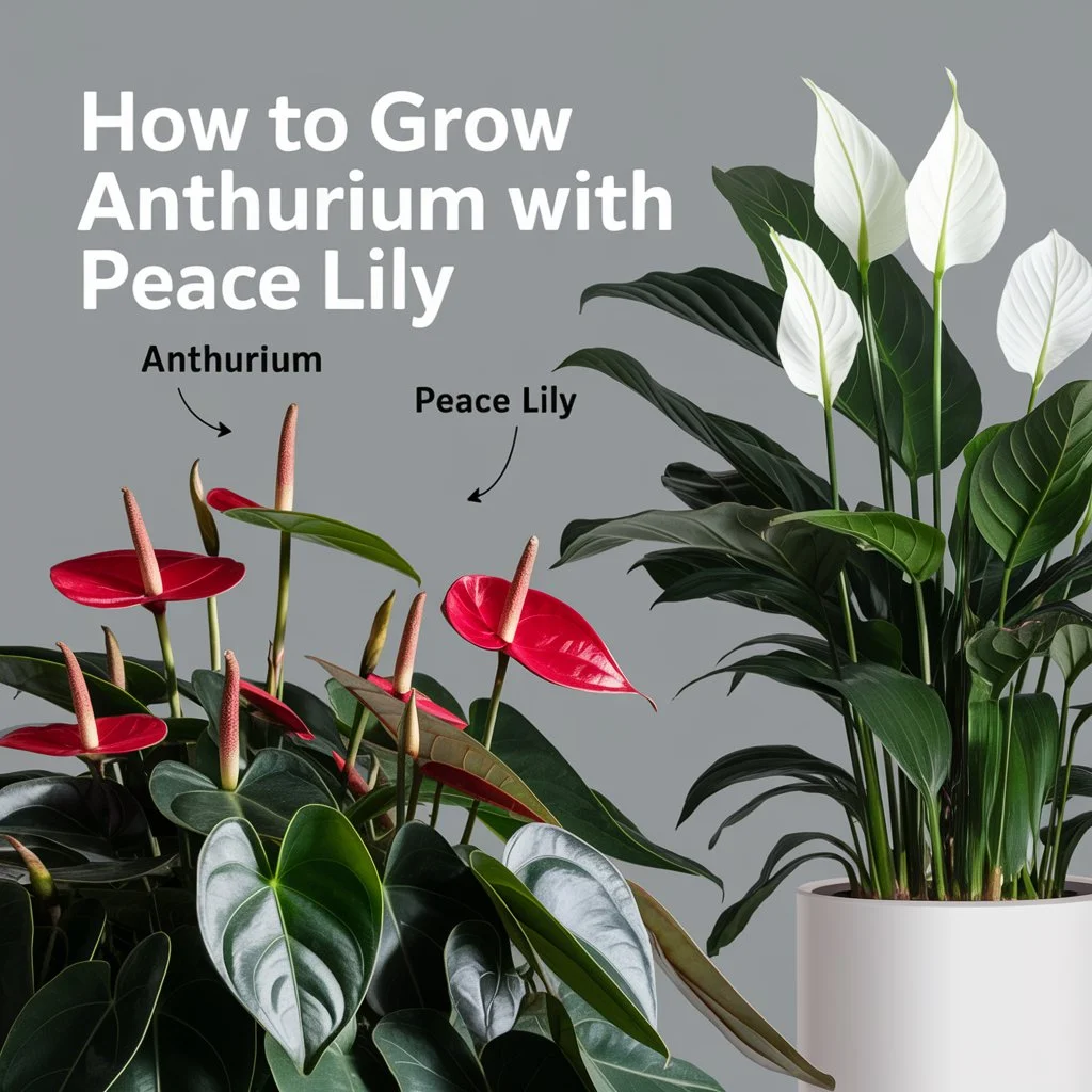 How to Grow Anthurium with Peace Lily