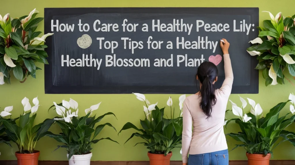 How to Care for a Healthy Peace Lily: Top Tips for a Healthy Blossom and Plant 🌿💚