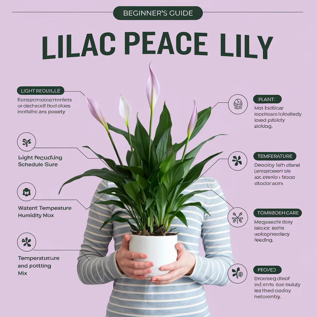 A Beginner’s Guide to Caring for a Lilac Peace Lily 