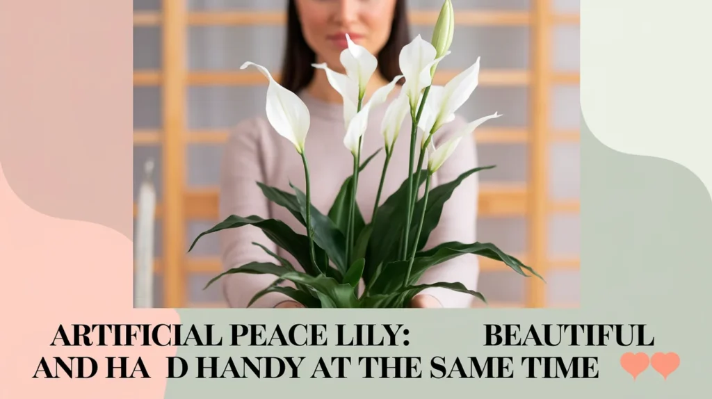 Artificial Peace Lily: Beautiful and Handy at the Same Time 🌿✨