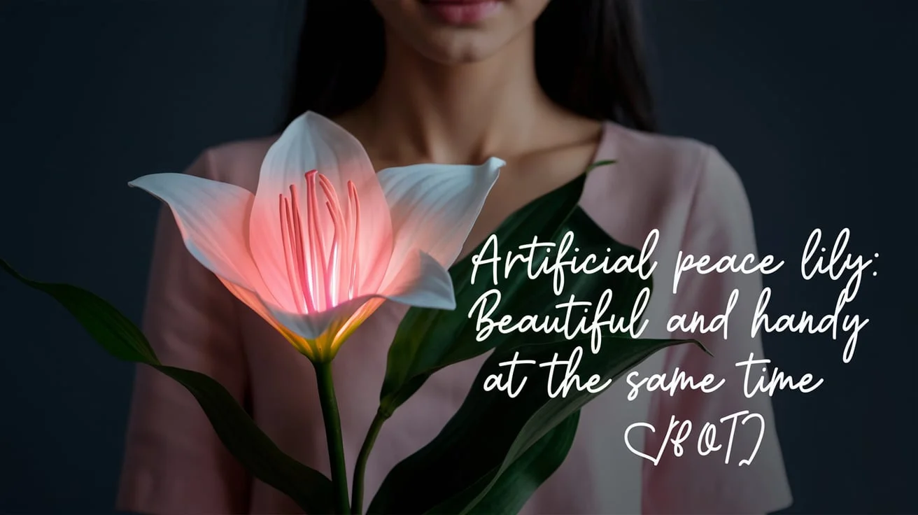 Artificial Peace Lily: Beautiful and Handy at the Same Time