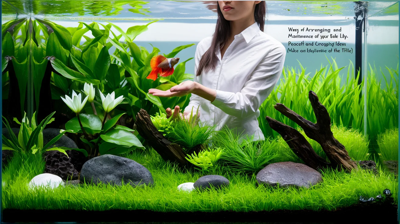 betta peace lily peaceful and creative aquascaping ideas