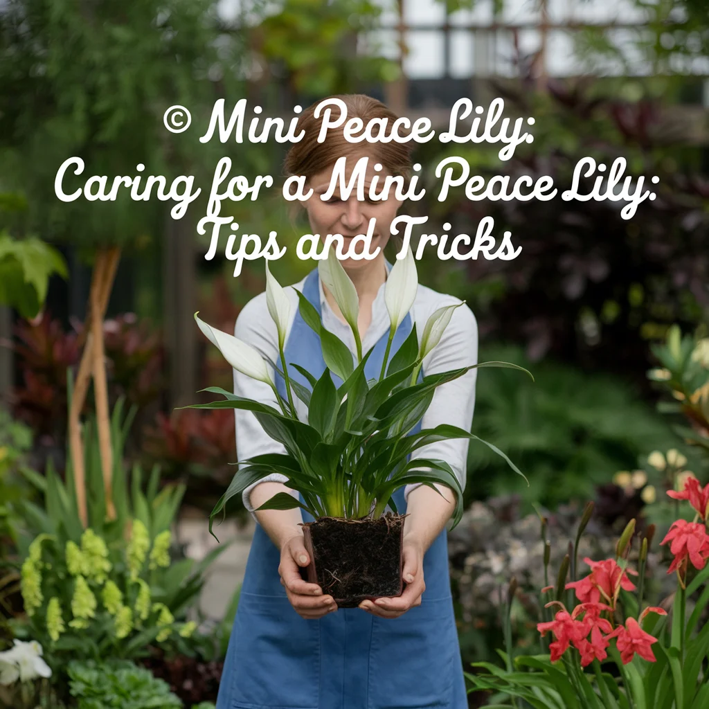 Caring for a Mini Peace Lily: Tips and Tricks 