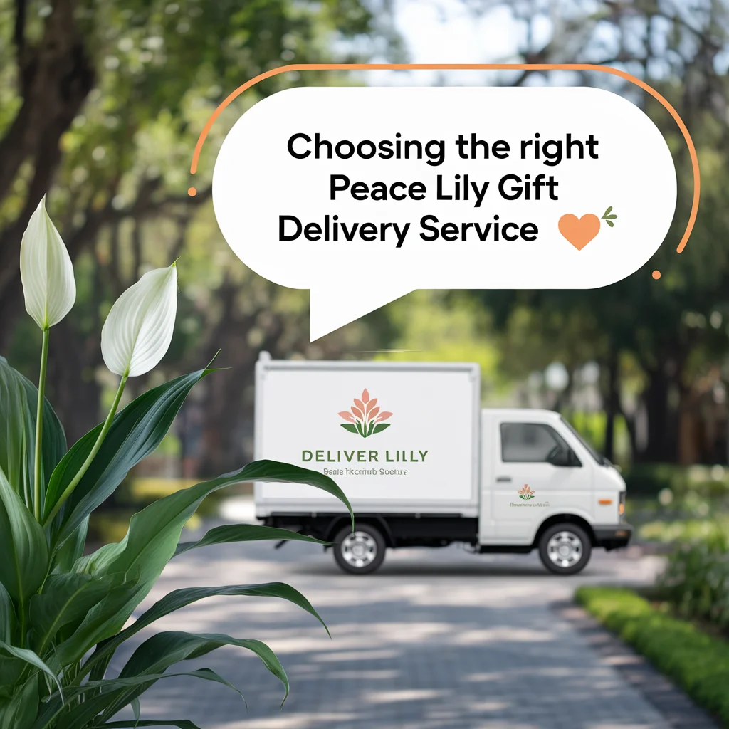 Choosing the Right Peace Lily Gift Delivery Service