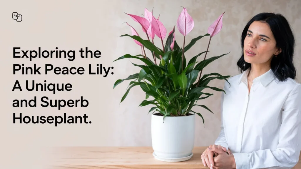 Exploring the Pink Peace Lily: a unique and superb houseplant. 🌸🌿